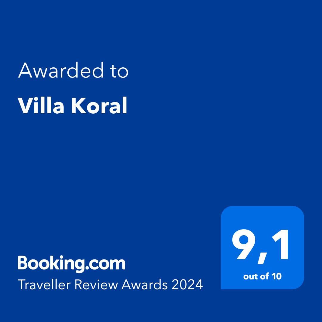 Villa Koral Drage Bagian luar foto